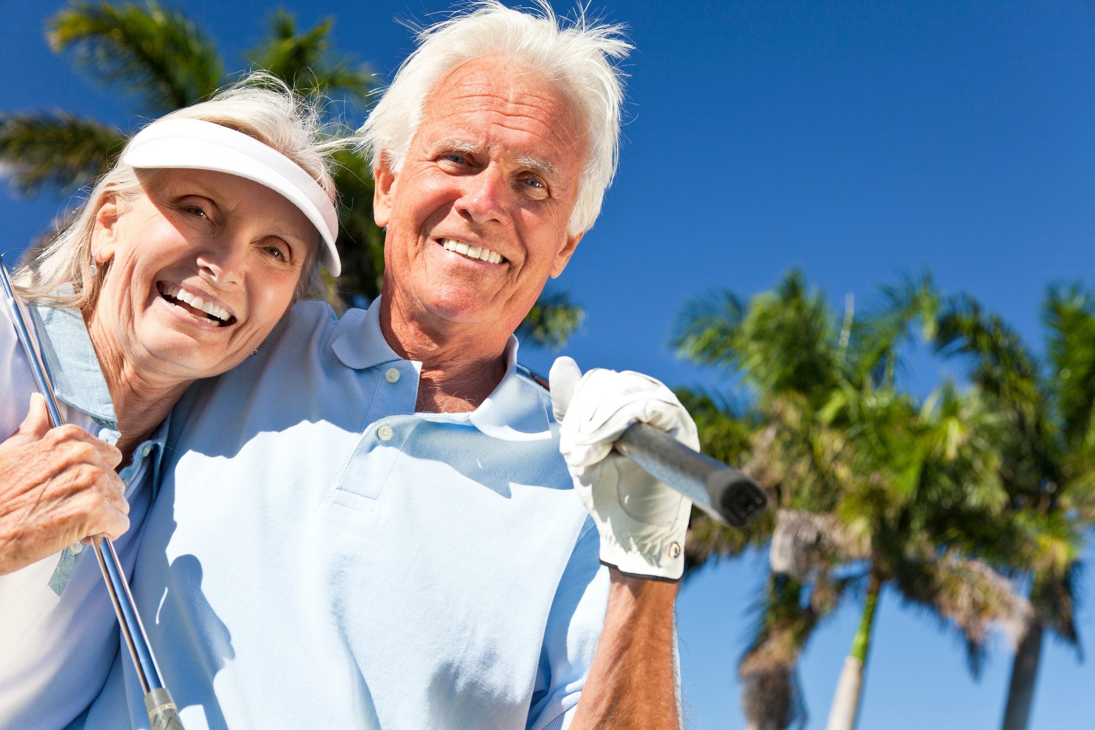 Happy couple in Florida Sun